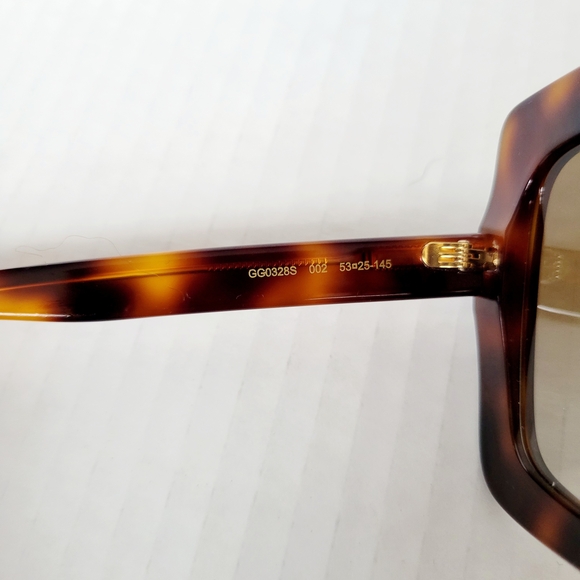 Gucci Brown Designer Sunglasses with Tinted Lenses